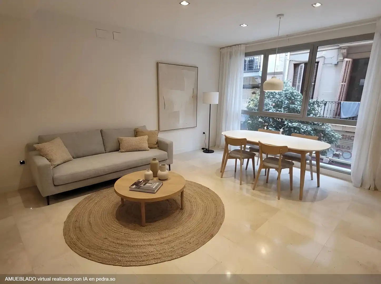 Sala de estar de Piso en venta en Barcelona