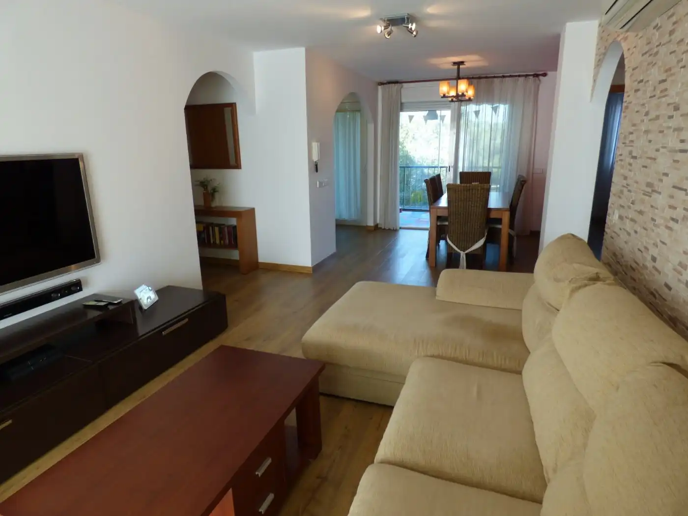 Living room of Flat for rent in Marratxí  with Air Conditioner, Heating and Private garden
