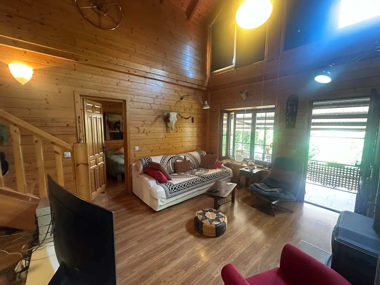 Sala de estar de Casa o chalet en venta en Santa Maria de Palautordera con Calefacción, Jardín privado y Trastero