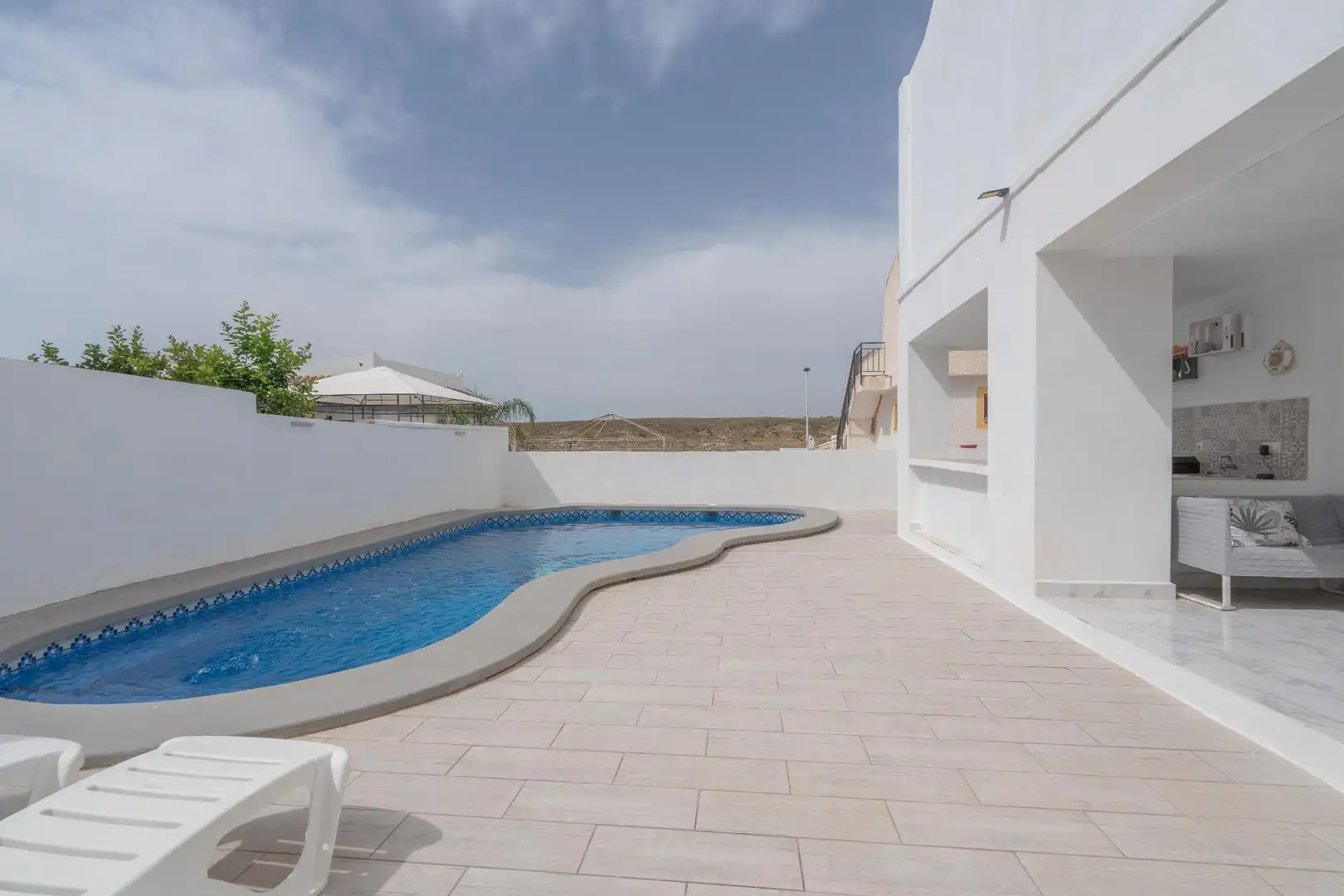 Piscina de Casa o chalet en venta en Mazarrón con Aire acondicionado, Calefacción y Jardín privado