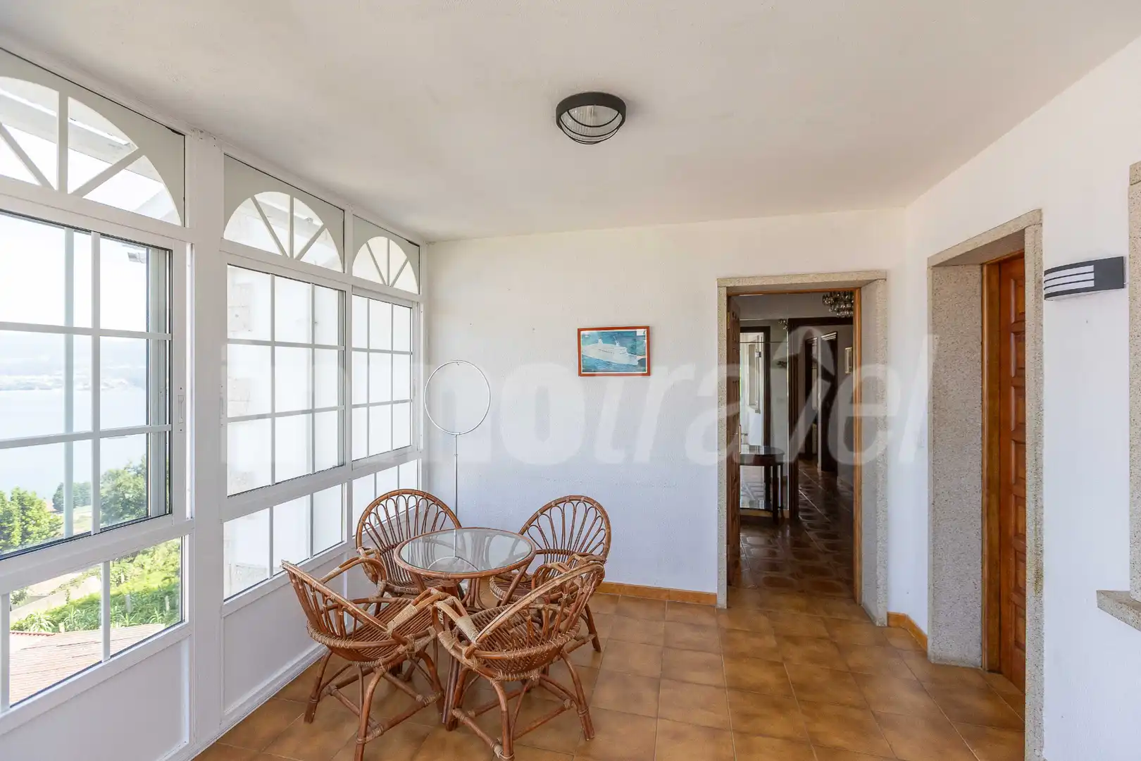 Comedor de Casa o chalet en venta en Sanxenxo con Calefacción, Jardín privado y Terraza