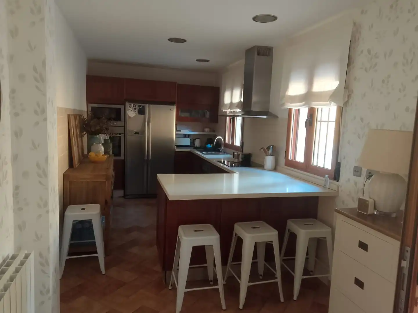 Cuina de Casa o xalet en venda en Tibi amb Aire condicionat, Jardí privat i Parquet