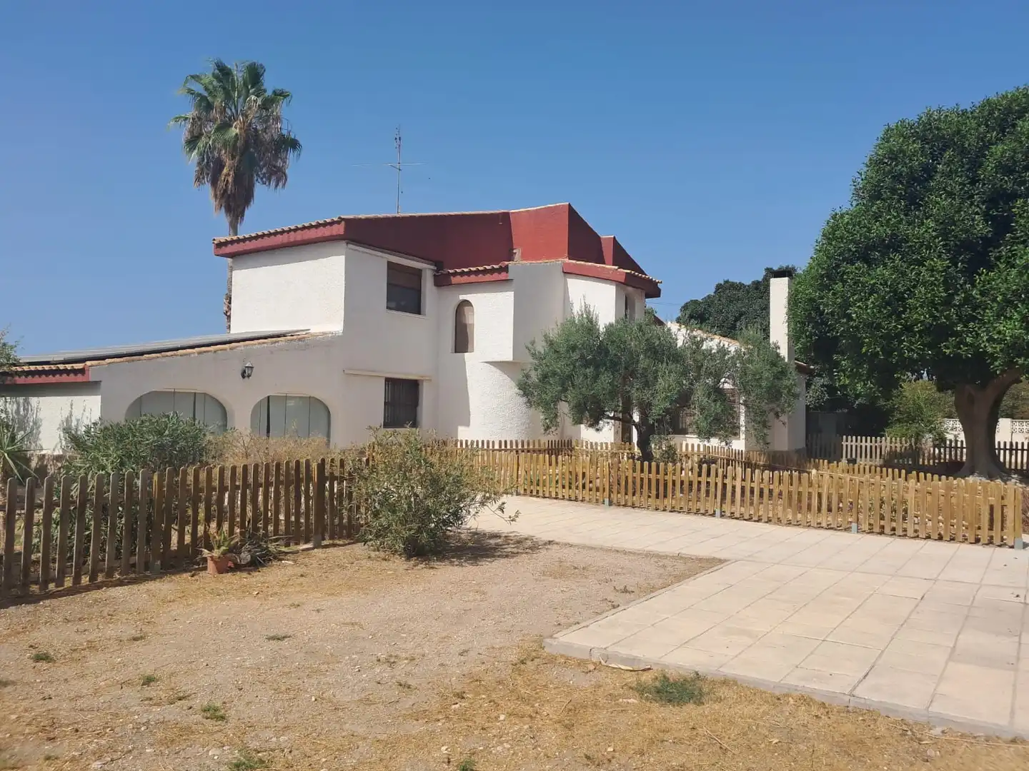 Außenansicht von Haus oder Chalet zur Miete in Mutxamel mit Klimaanlage, Terrasse und Schwimmbad