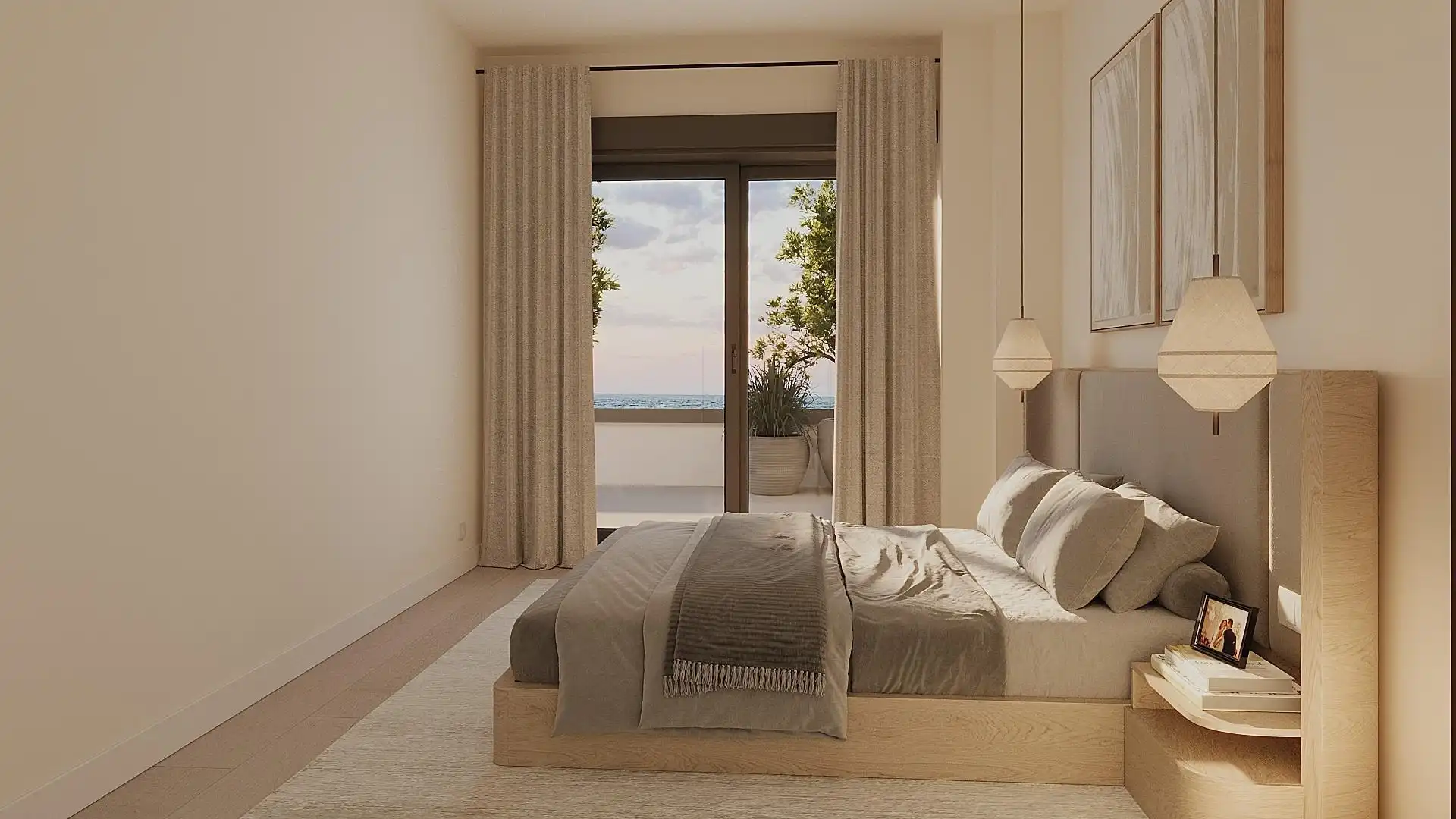 Dormitori de Apartament en venda en La Línea de la Concepción amb Aire condicionat, Terrassa i Traster