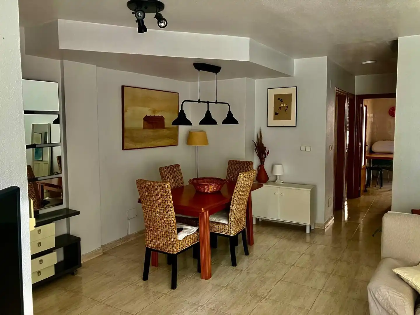 Dining room of Duplexes for rent in Murcia  with Air Conditioner, Private garden and Terrace