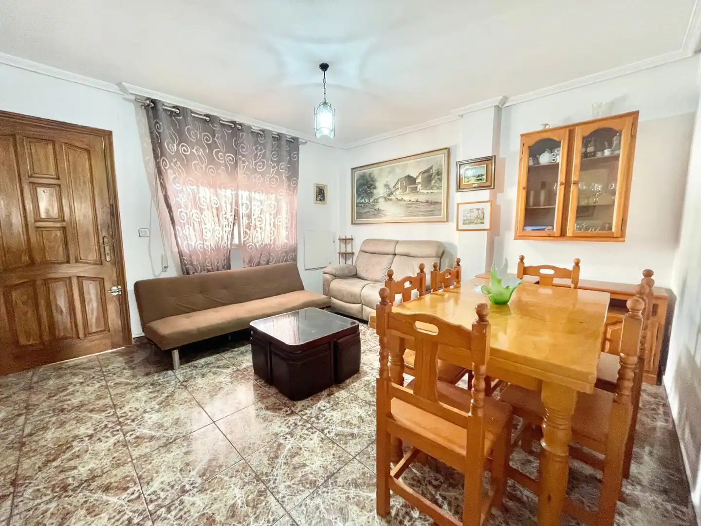 Wohnzimmer von Haus oder Chalet zur Miete in San Pedro del Pinatar mit Klimaanlage, Heizung und Terrasse
