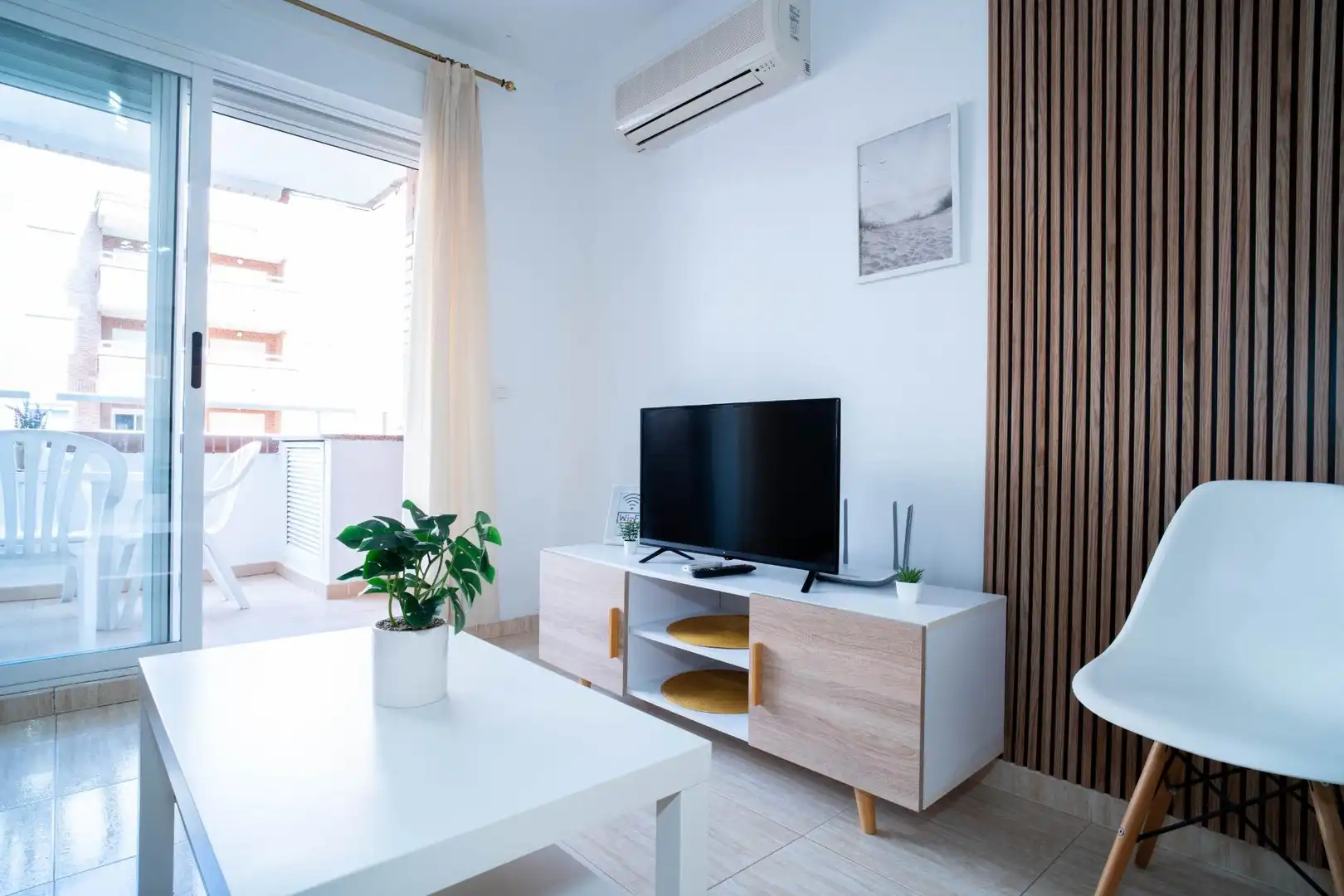 Sala d'estar de Apartament en venda en Oropesa del Mar / Orpesa amb Terrassa, Traster i Moblat