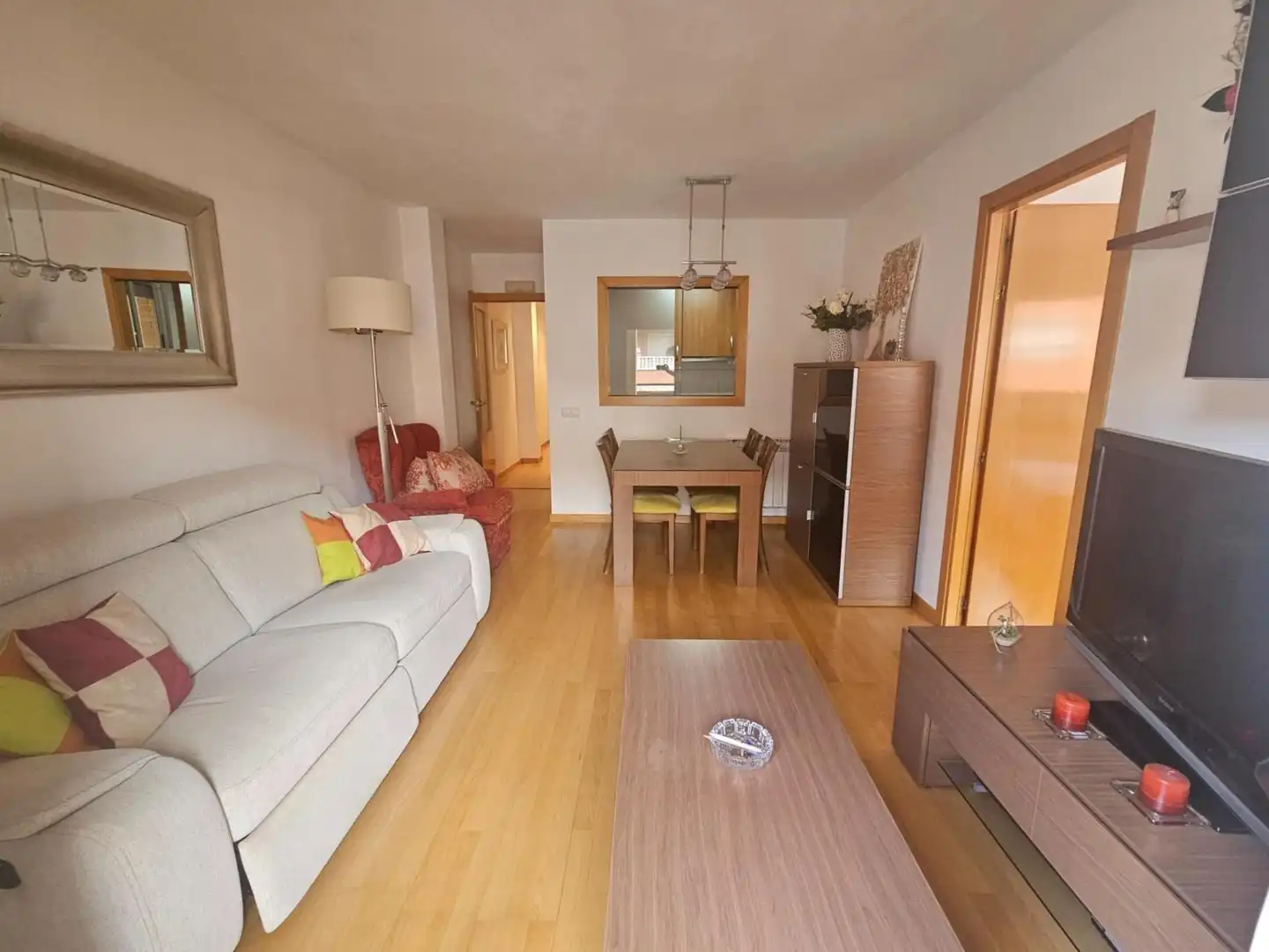 Wohnzimmer von Wohnungen zum Verkauf in Lleida mit Klimaanlage, Heizung und Balkon