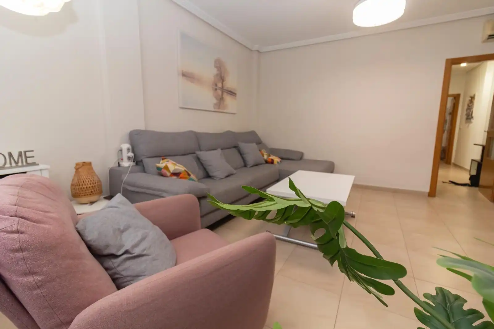 Sala de estar de Casa adosada en venta en San Javier con Aire acondicionado, Jardín privado y Terraza