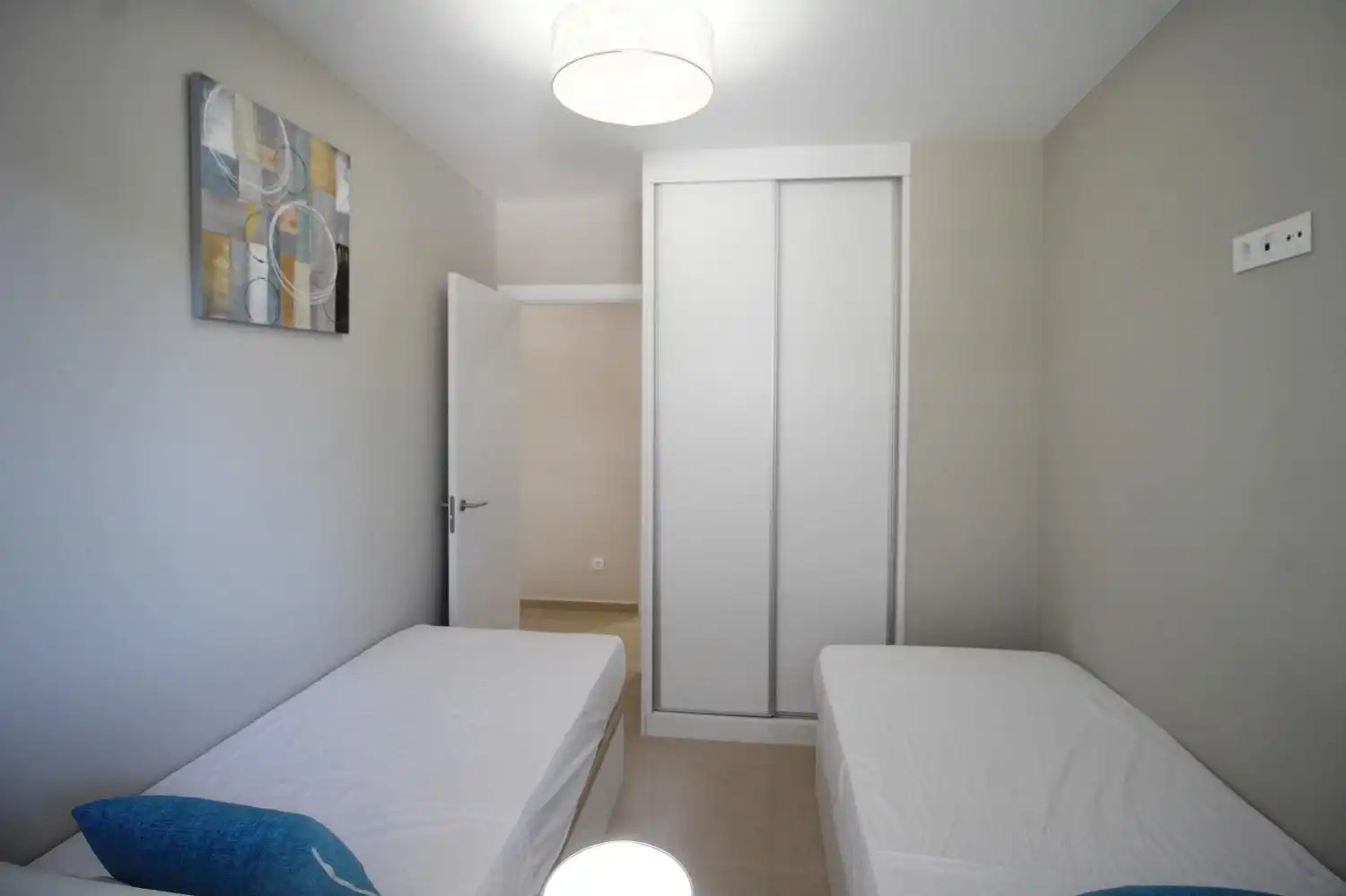 Schlafzimmer von Wohnung zum Verkauf in Oropesa del Mar / Orpesa mit Klimaanlage, Privatgarten und Terrasse