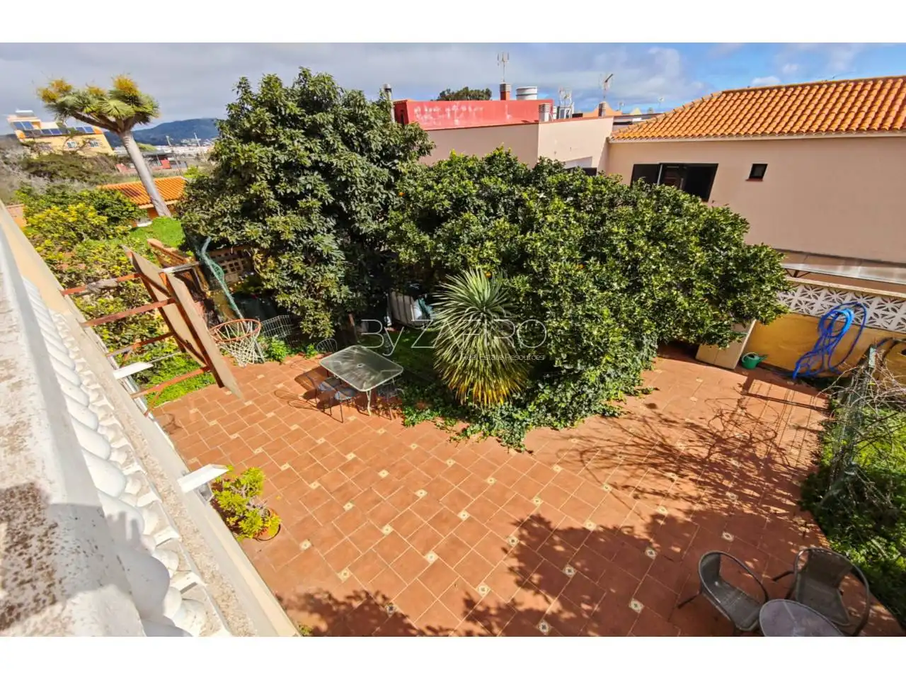 Terrassa de Casa o xalet en venda en San Cristóbal de la Laguna amb Jardí privat, Parquet i Terrassa