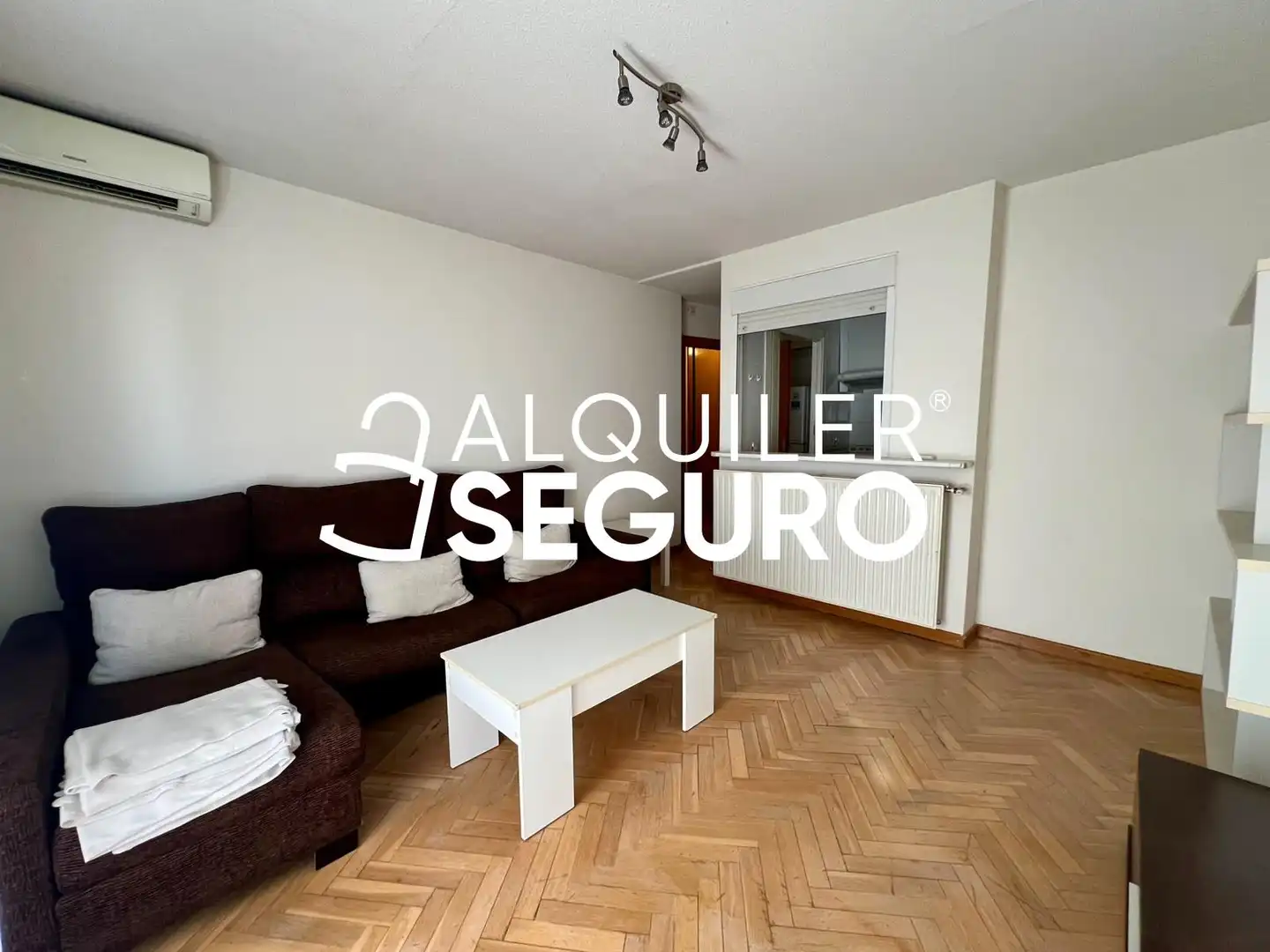Wohnzimmer von Wohnung zur Miete in Madrid mit Klimaanlage, Heizung und Möbliert