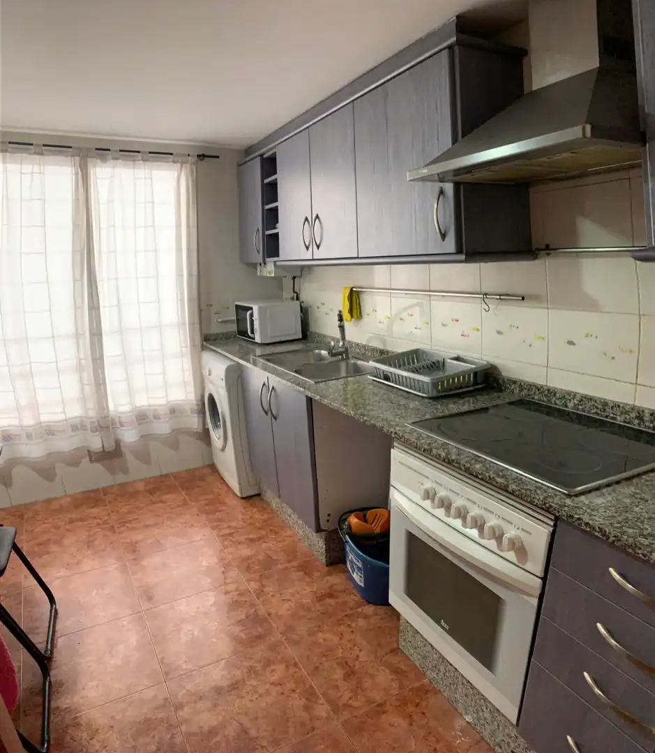 Küche von Wohnung zur Miete in Valencia mit Möbliert und Balkon