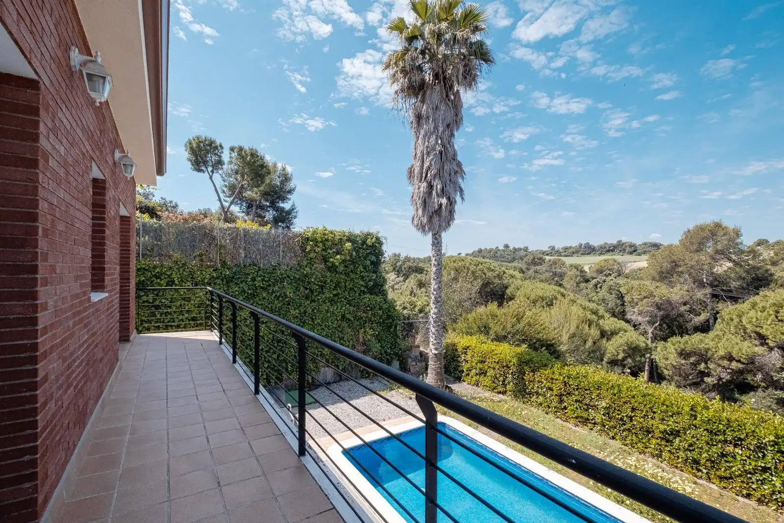 Terrassa de Casa o xalet en venda en Caldes de Montbui amb Calefacció, Jardí privat i Terrassa