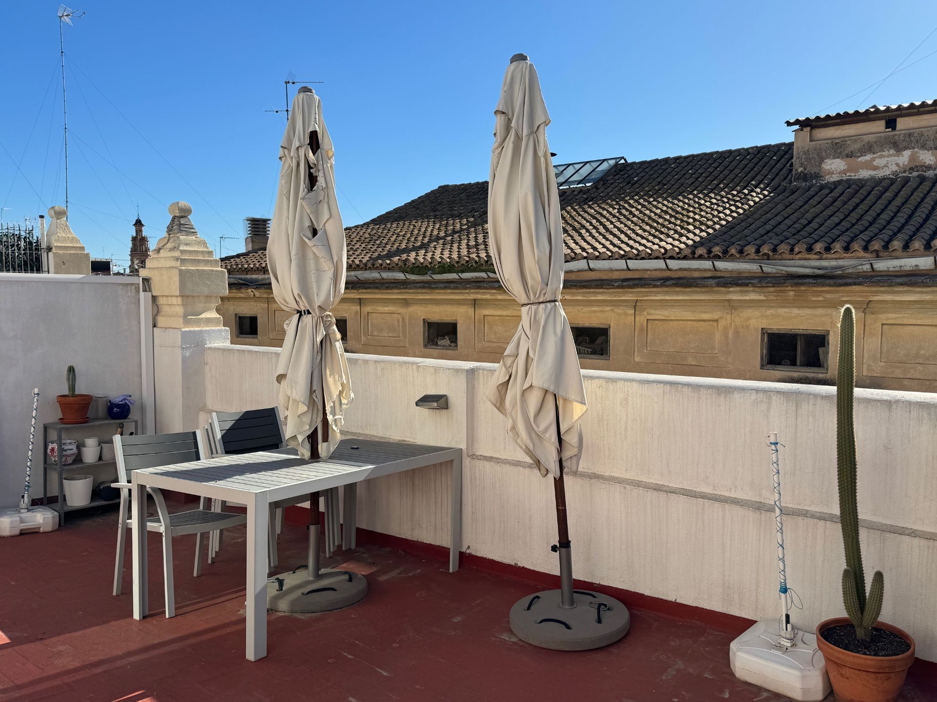Terraza de Piso de alquiler en  Valencia Capital con Aire acondicionado, Calefacción y Terraza