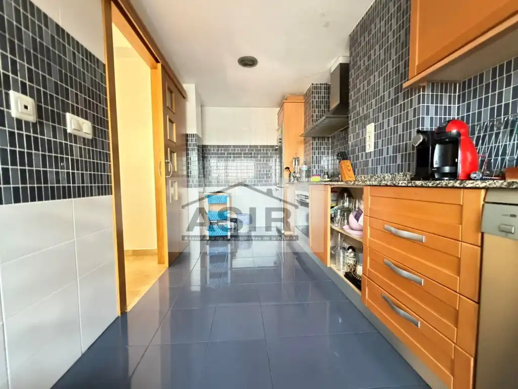 Kitchen of Flat for sale in Alzira  with Air Conditioner, Terrace and Swimming Pool