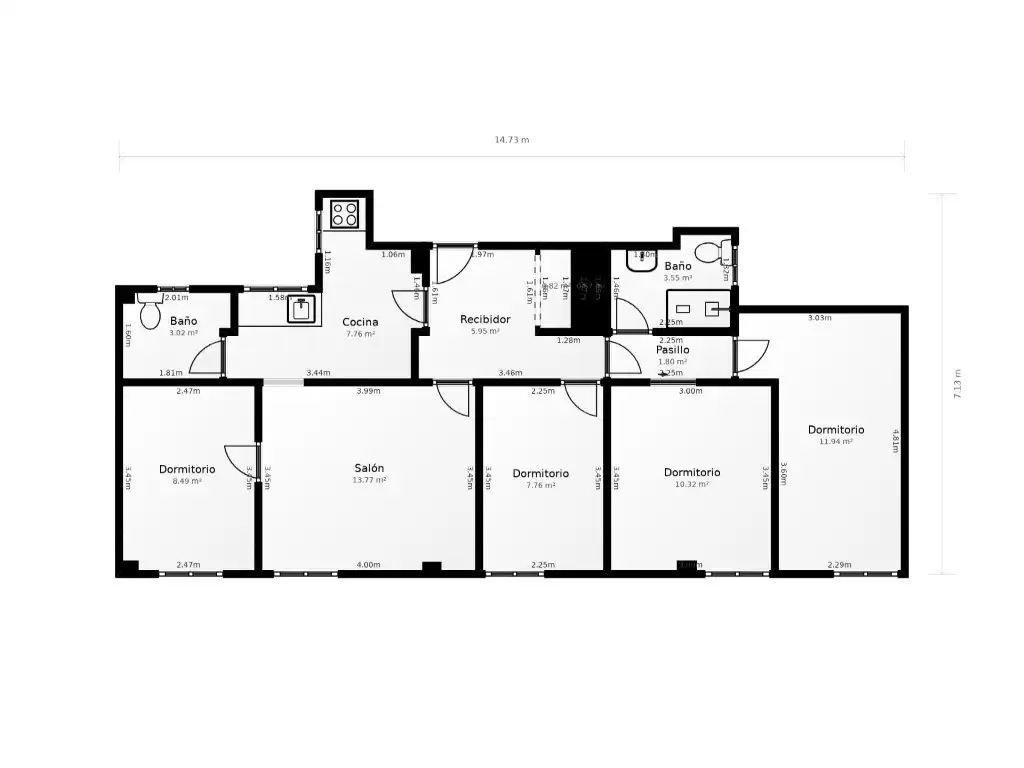 Wohnung zum Verkauf in Cádiz