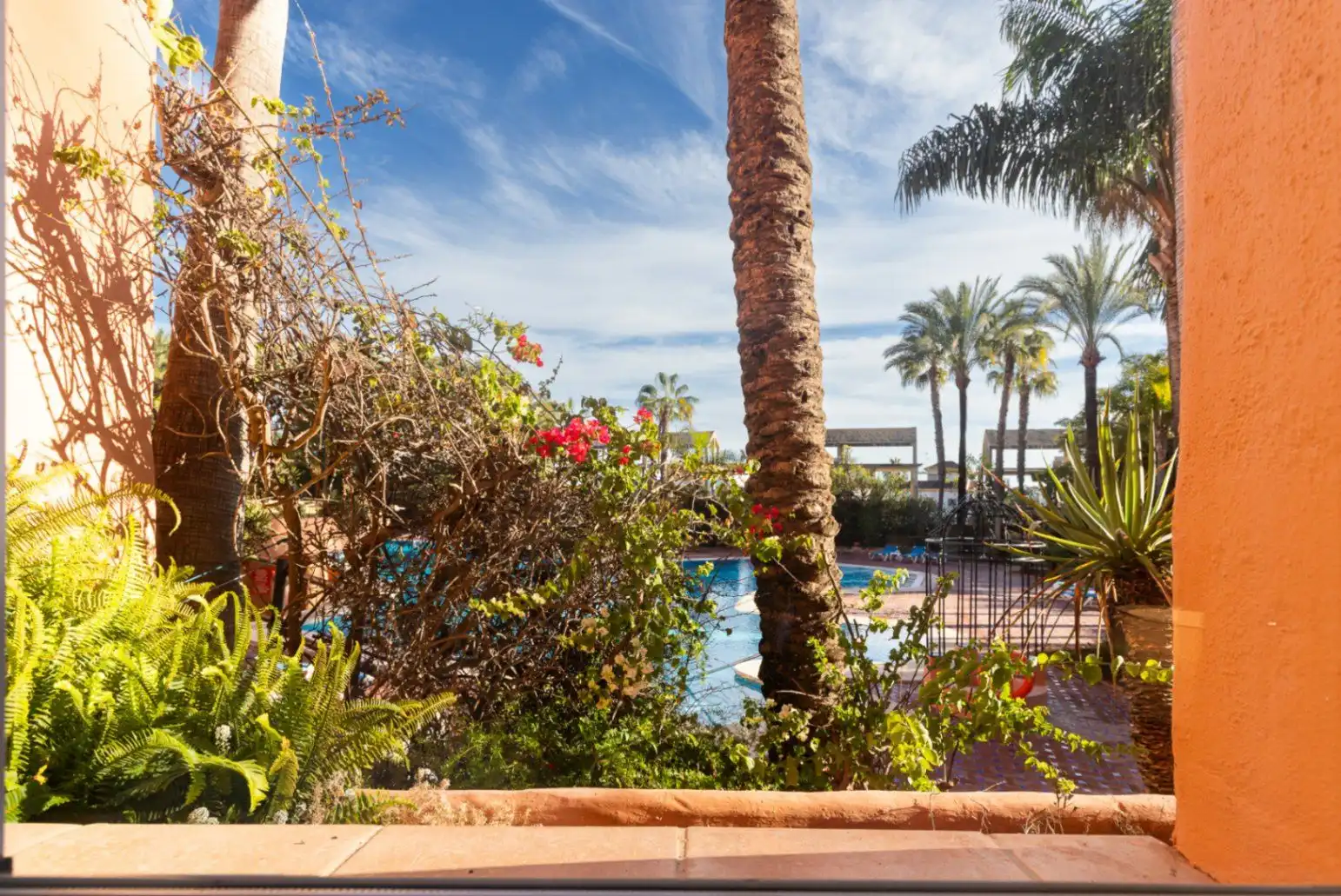 Garten von Wohnungen zur Miete in Marbella mit Klimaanlage, Heizung und Terrasse