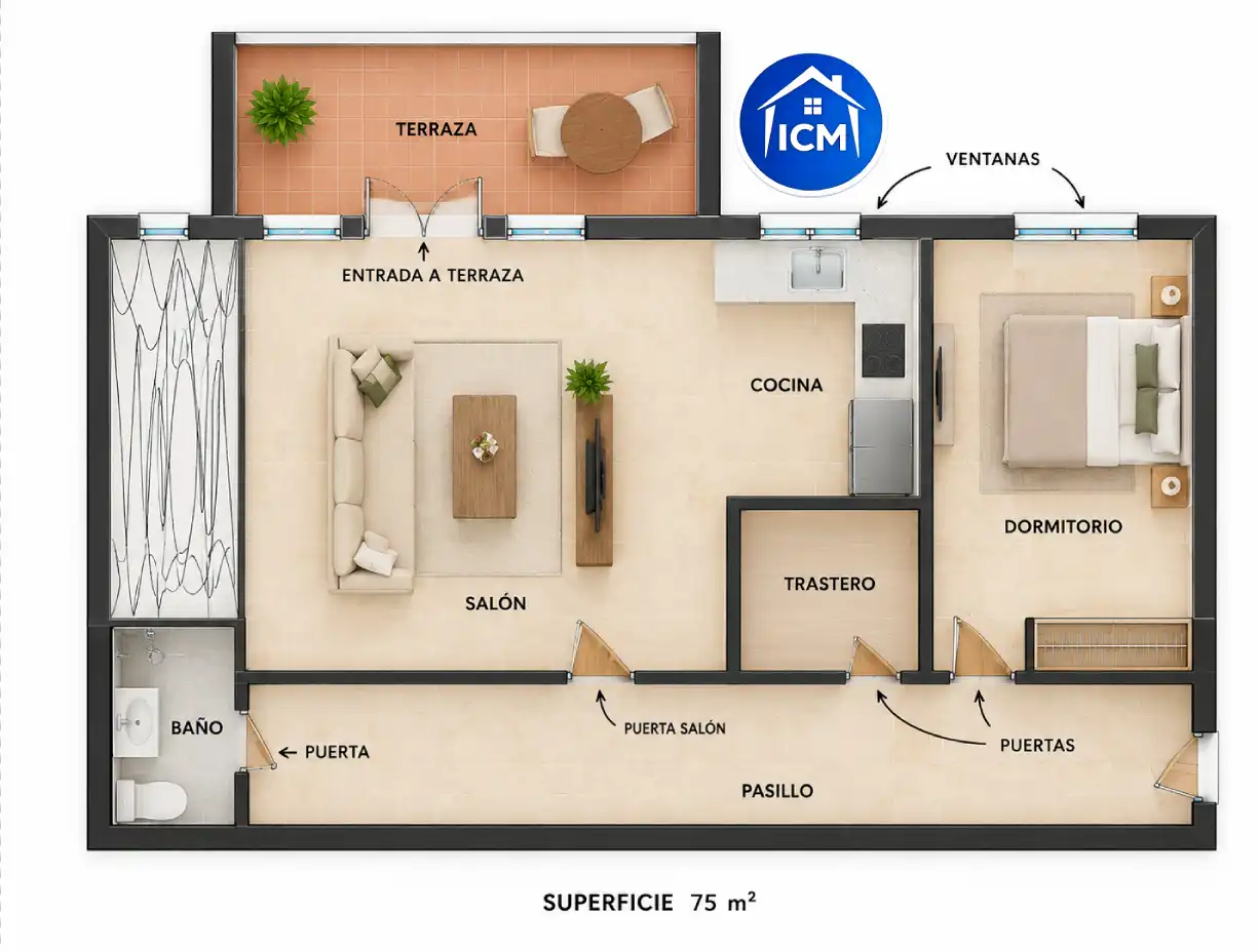 Mini appartamento con piscina in vendita a Calle Miguel Martínez, imagen 29