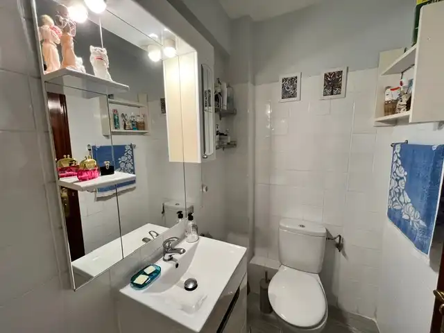 Badezimmer von Wohnung zum Verkauf in Madrid mit Terrasse und Möbliert