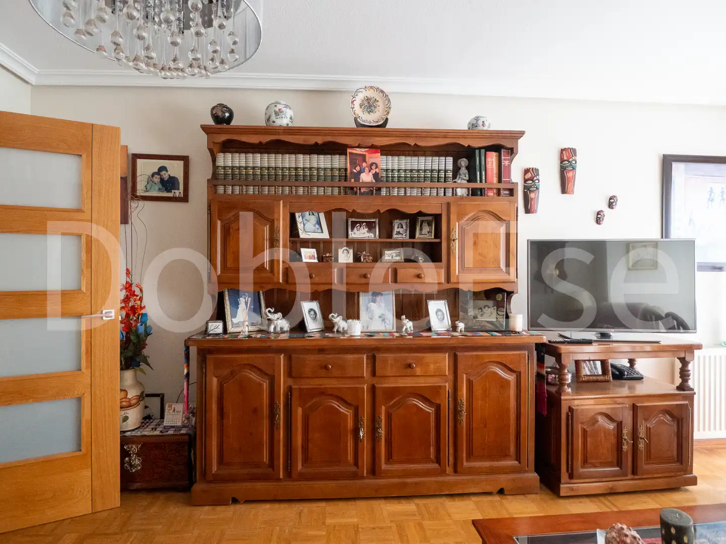 Sala de estar de Piso en venta en Gijón  con Calefacción, Parquet y Trastero