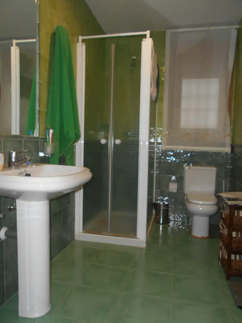 Baño de Casa o chalet en venta en Pozuelo de Calatrava con Aire acondicionado, Calefacción y Jardín privado