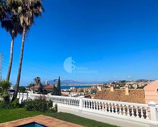 Vista exterior de Casa o xalet en venda en Málaga Capital amb Aire condicionat, Terrassa i Piscina