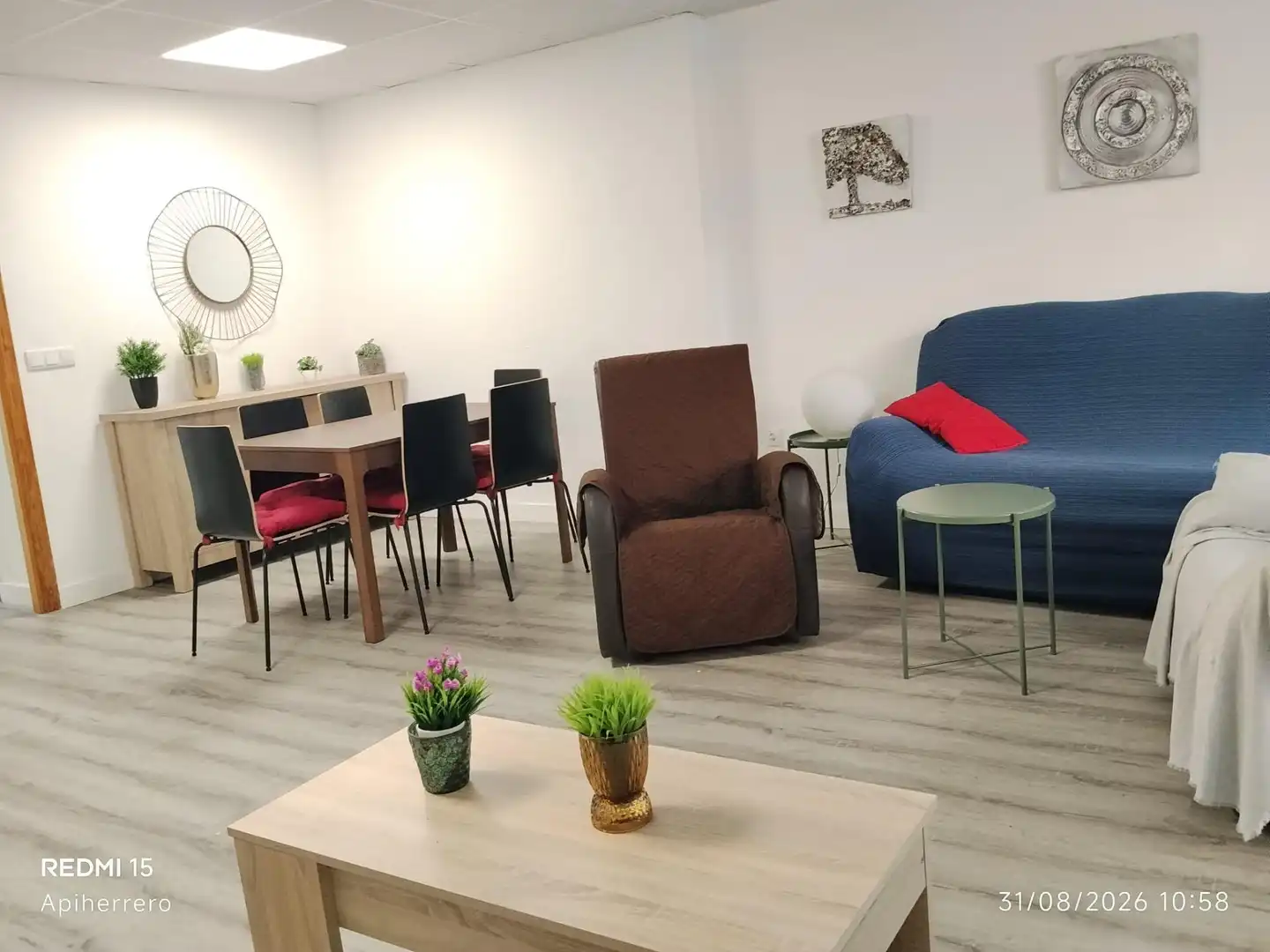 Living room of Flat for rent in Alicante / Alacant  with Air Conditioner and Furnished