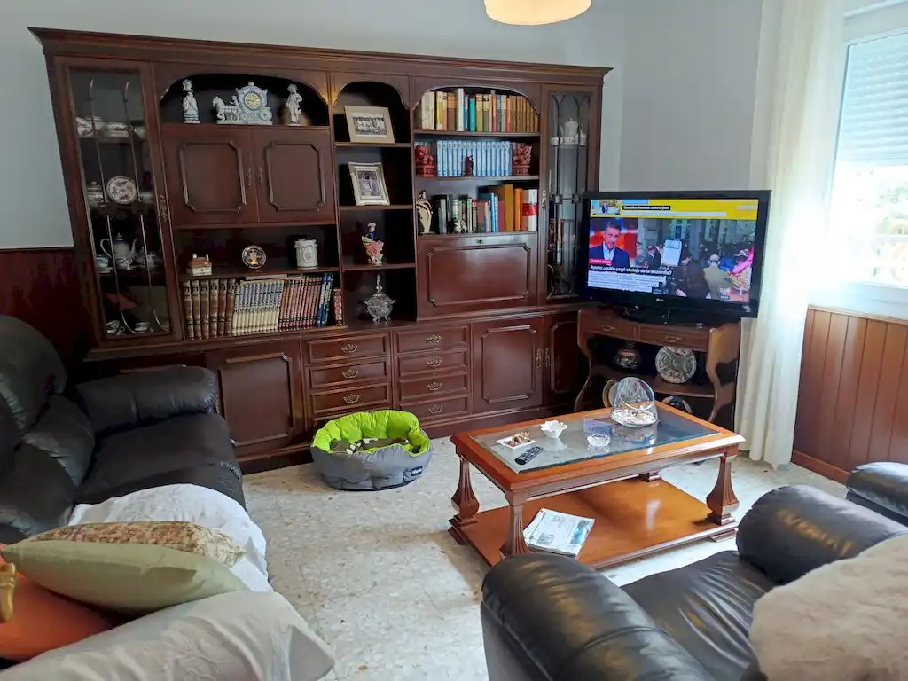 Living room of Houses for sale in Ribeira  with Heating, Private garden and Parquet flooring