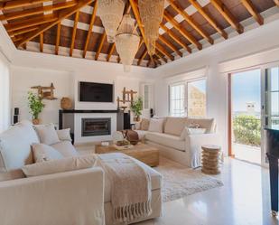 Wohnzimmer von Haus oder Chalet zum verkauf in Mijas mit Klimaanlage, Terrasse und Schwimmbad