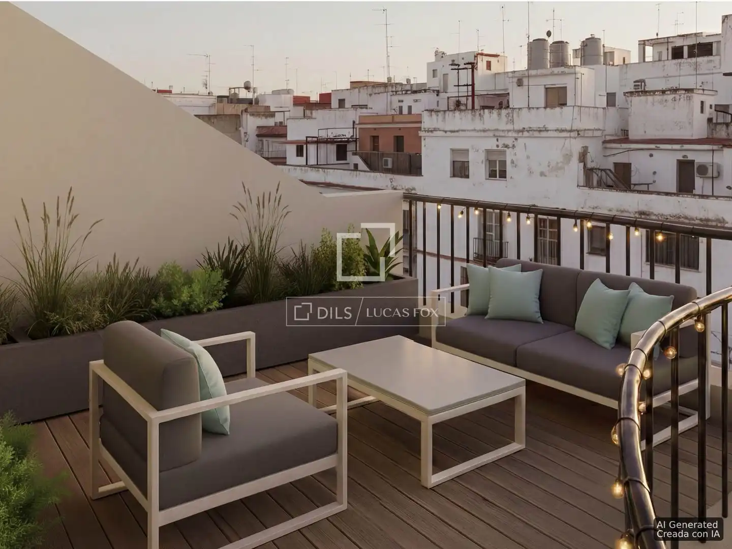 Terraza de Ático en venta en Valencia con Aire acondicionado y Terraza