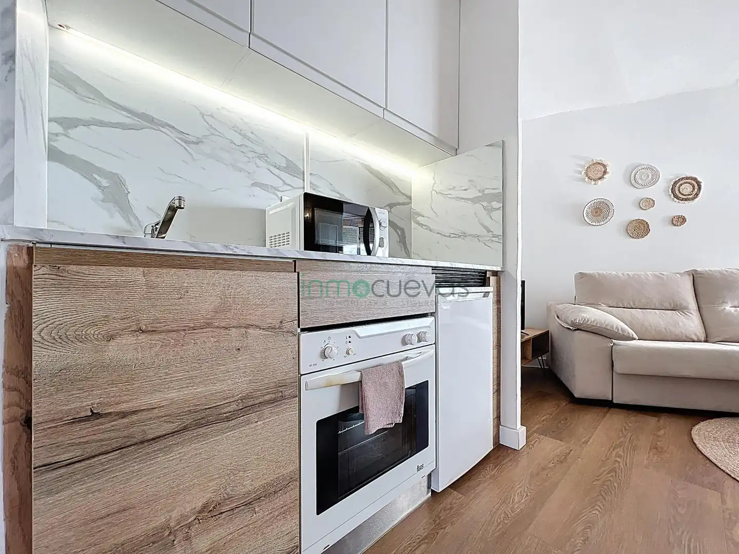 Cocina de Estudio en venta en Mojácar con Aire acondicionado, Jardín privado y Terraza