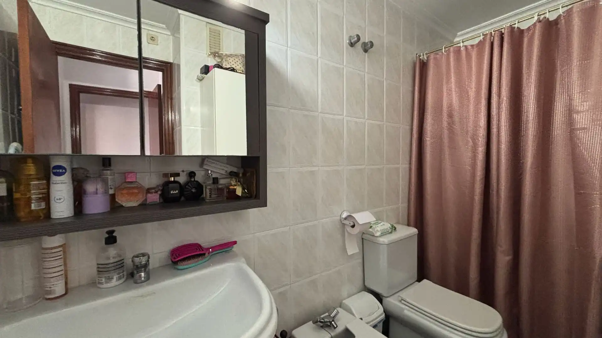 Badezimmer von Wohnung zum Verkauf in Cartagena mit Klimaanlage, Terrasse und Möbliert