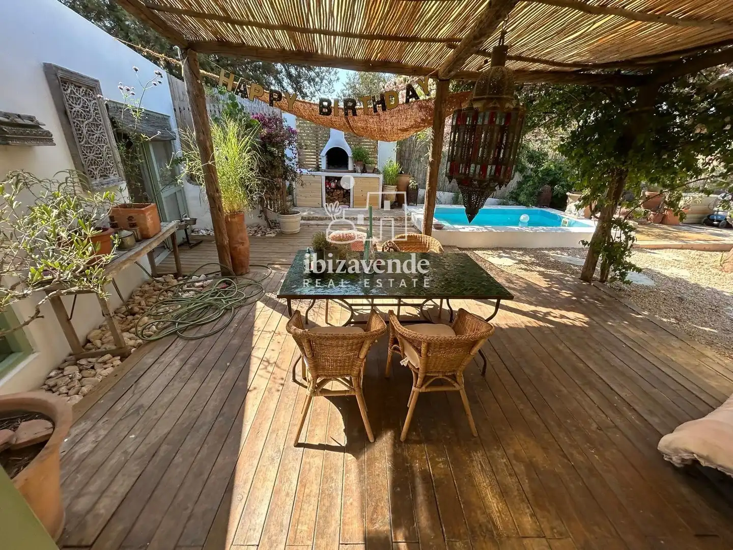 Jardí de Casa o xalet en venda en Eivissa amb Aire condicionat, Jardí privat i Terrassa