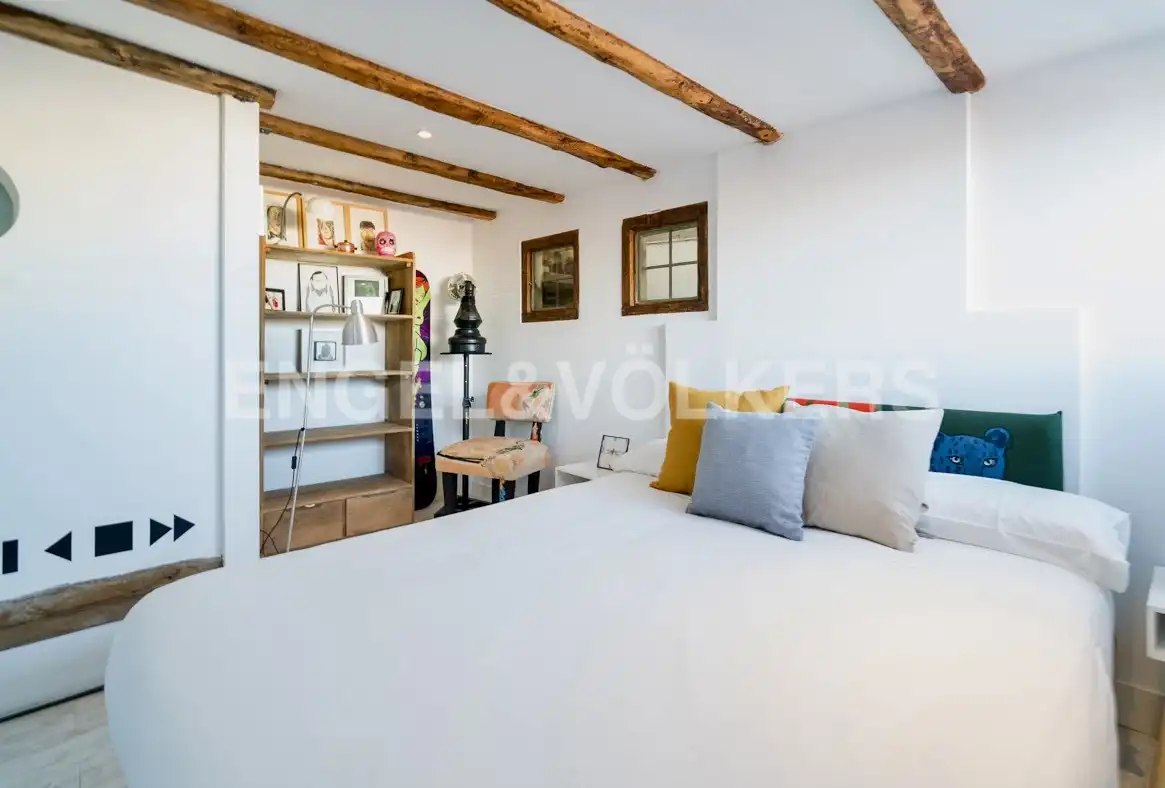 Habitación de Ático de alquiler en Madrid con Aire acondicionado, Calefacción y Terraza