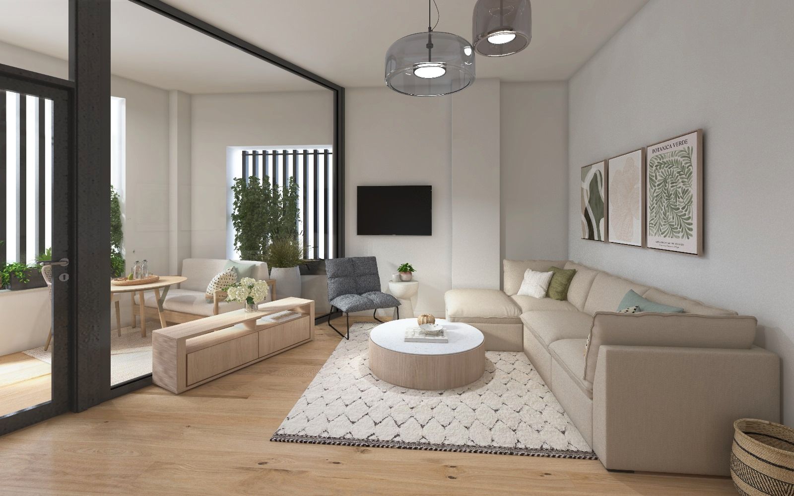 Sala d'estar de Planta baixa en venda en Rubí amb Aire condicionat, Calefacció i Parquet
