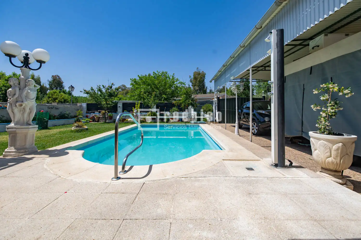Piscina de Casa o xalet en venda en Aldea del Fresno amb Aire condicionat, Calefacció i Terrassa