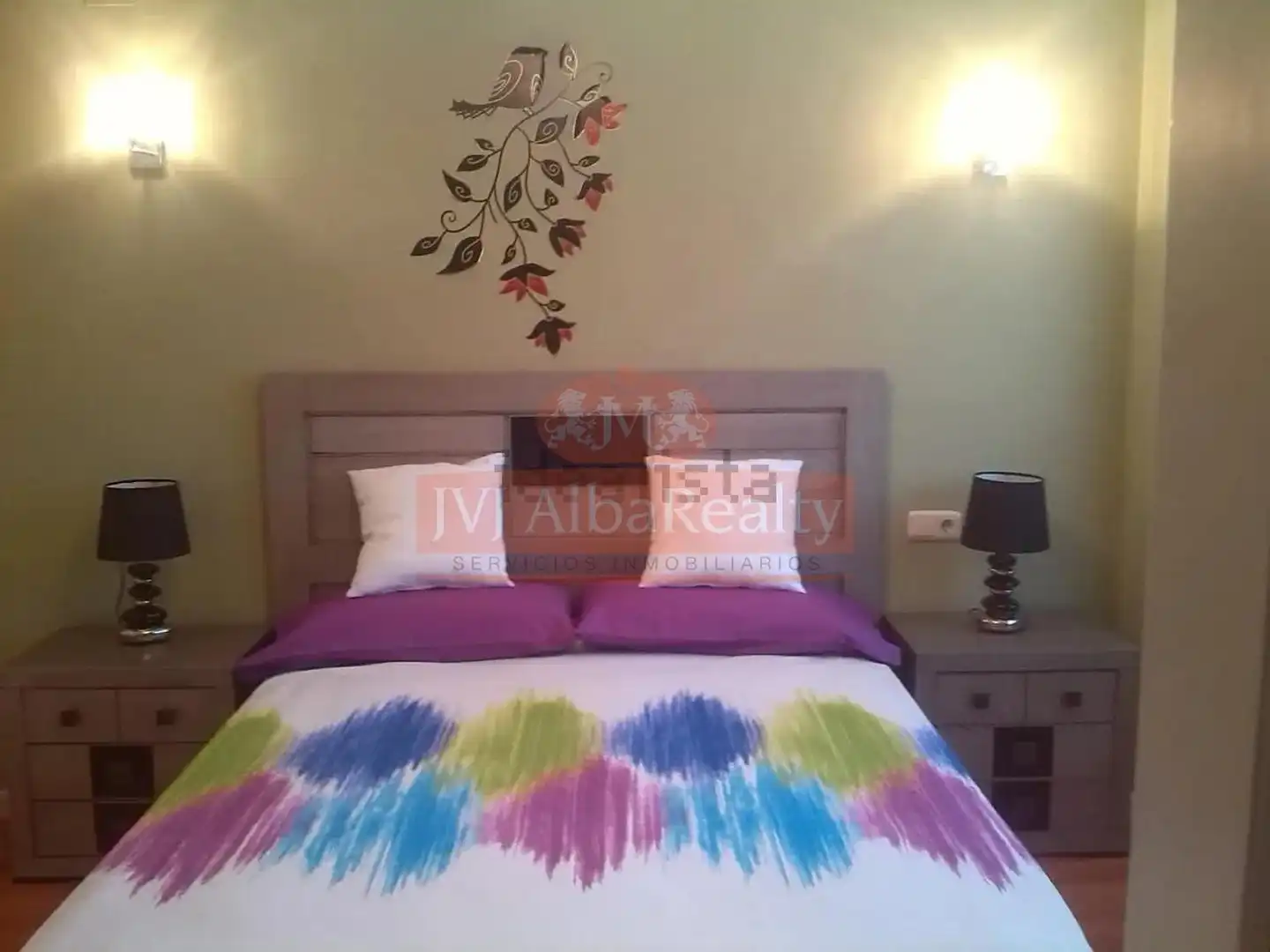 Habitación de Casa adosada de alquiler en Albacete con Aire acondicionado, Calefacción y Jardín privado