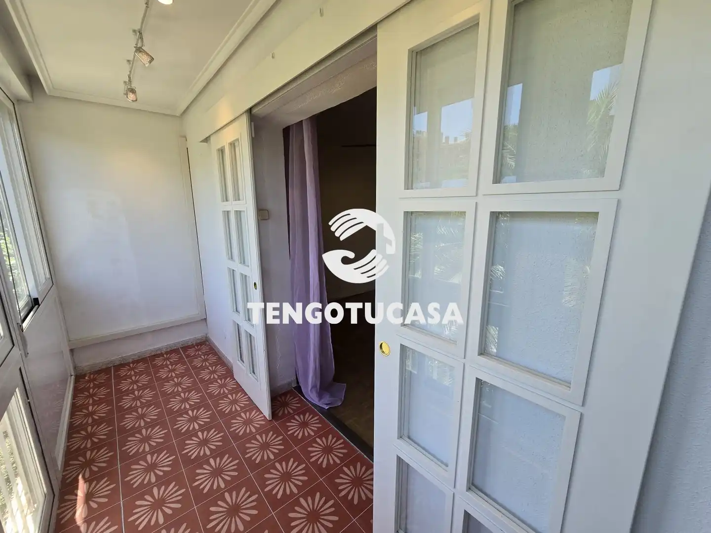 Balcony of Flat for sale in Madrid  with Air Conditioner, Heating and Parquet flooring