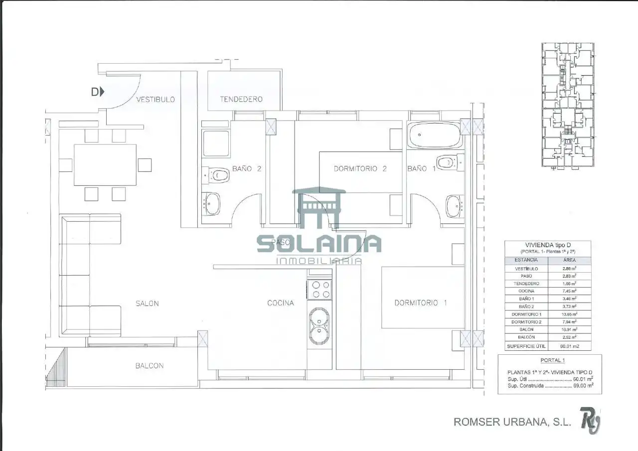 Apartamento en venta en Ourense Capital  con Calefacción, Terraza y Balcón