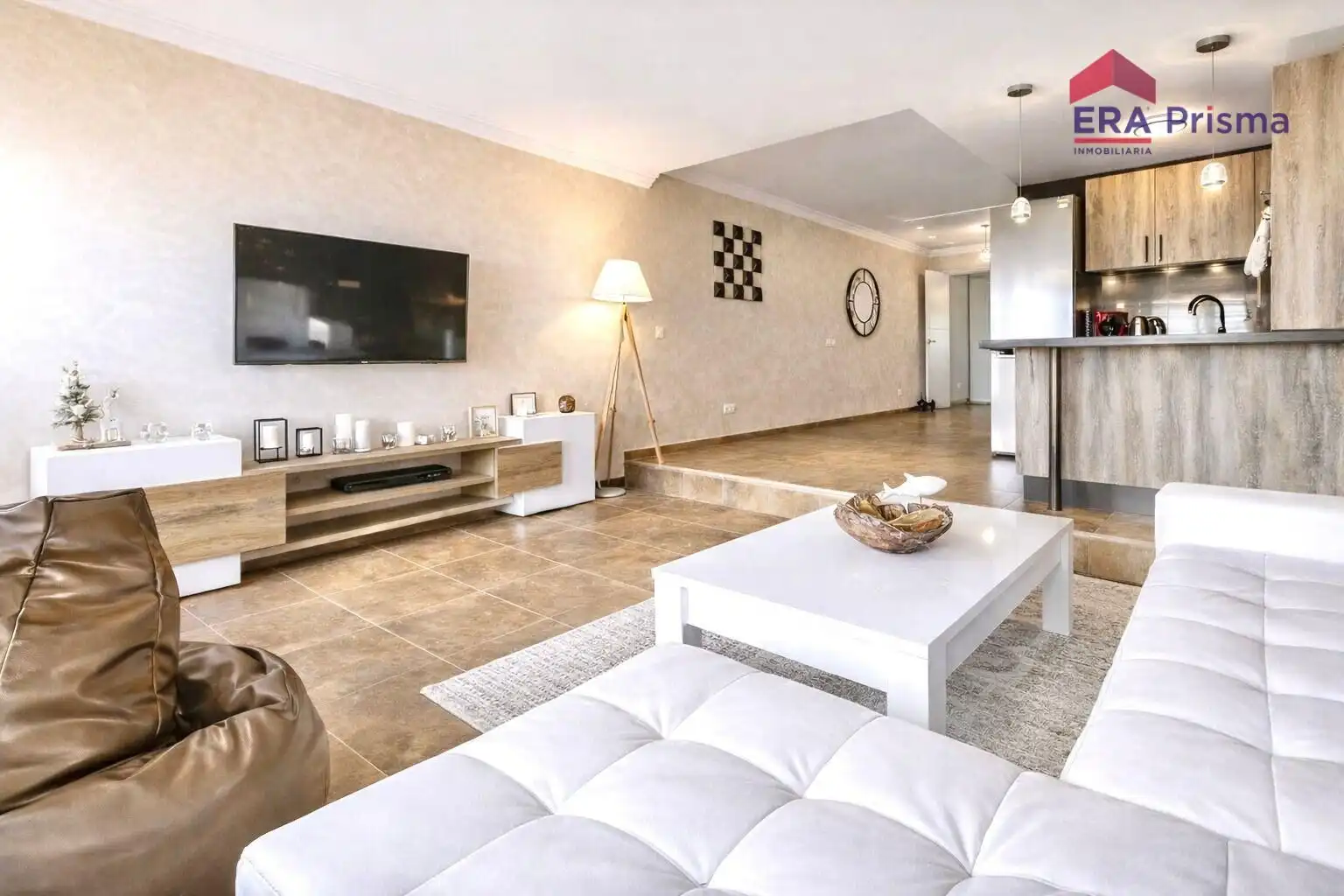 Wohnzimmer von Wohnungen zum Verkauf in Adeje mit Privatgarten, Terrasse und Gemeinschaftspool