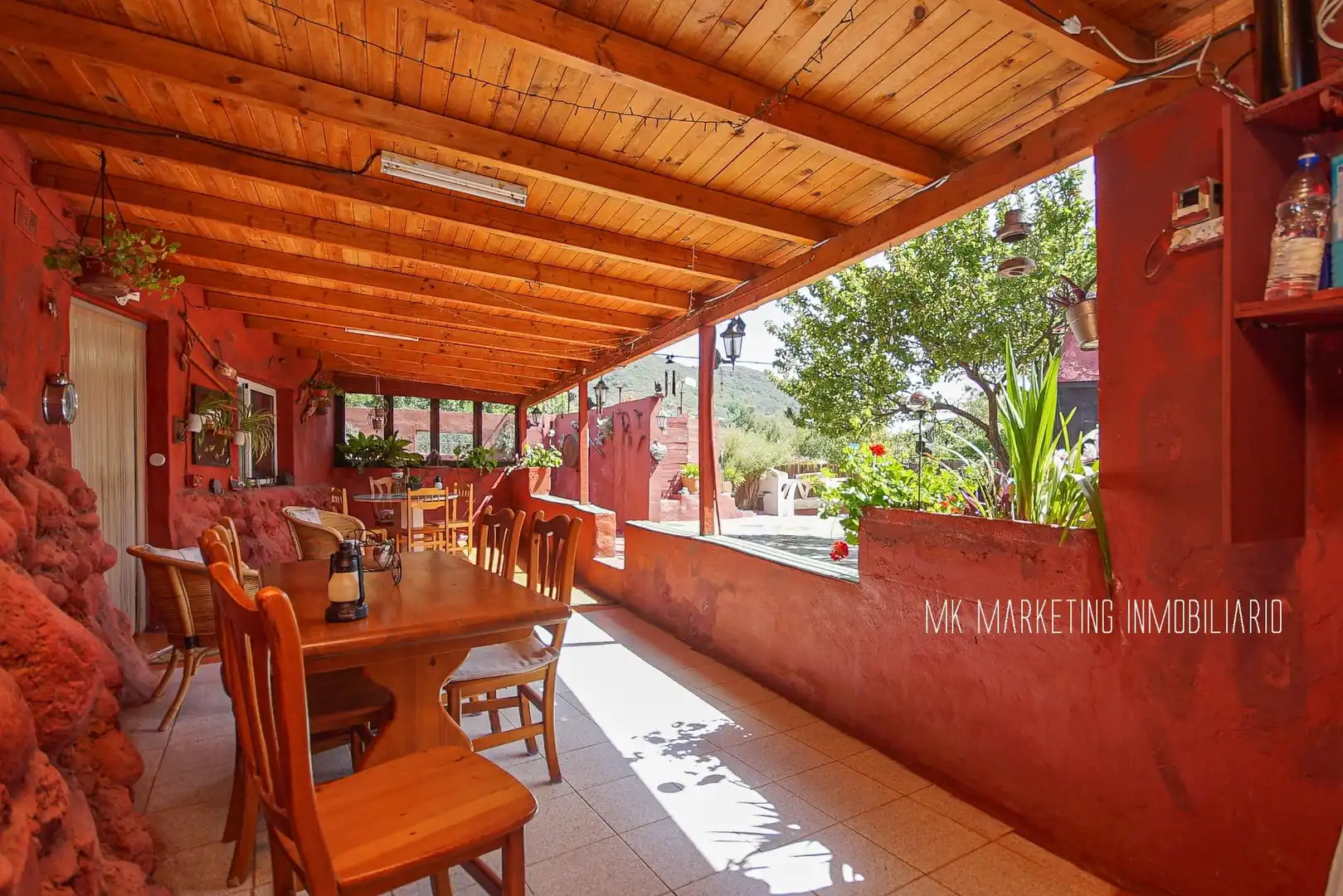 Terrassa de Finca rústica en venda en Valsequillo de Gran Canaria amb Aire condicionat, Terrassa i Piscina