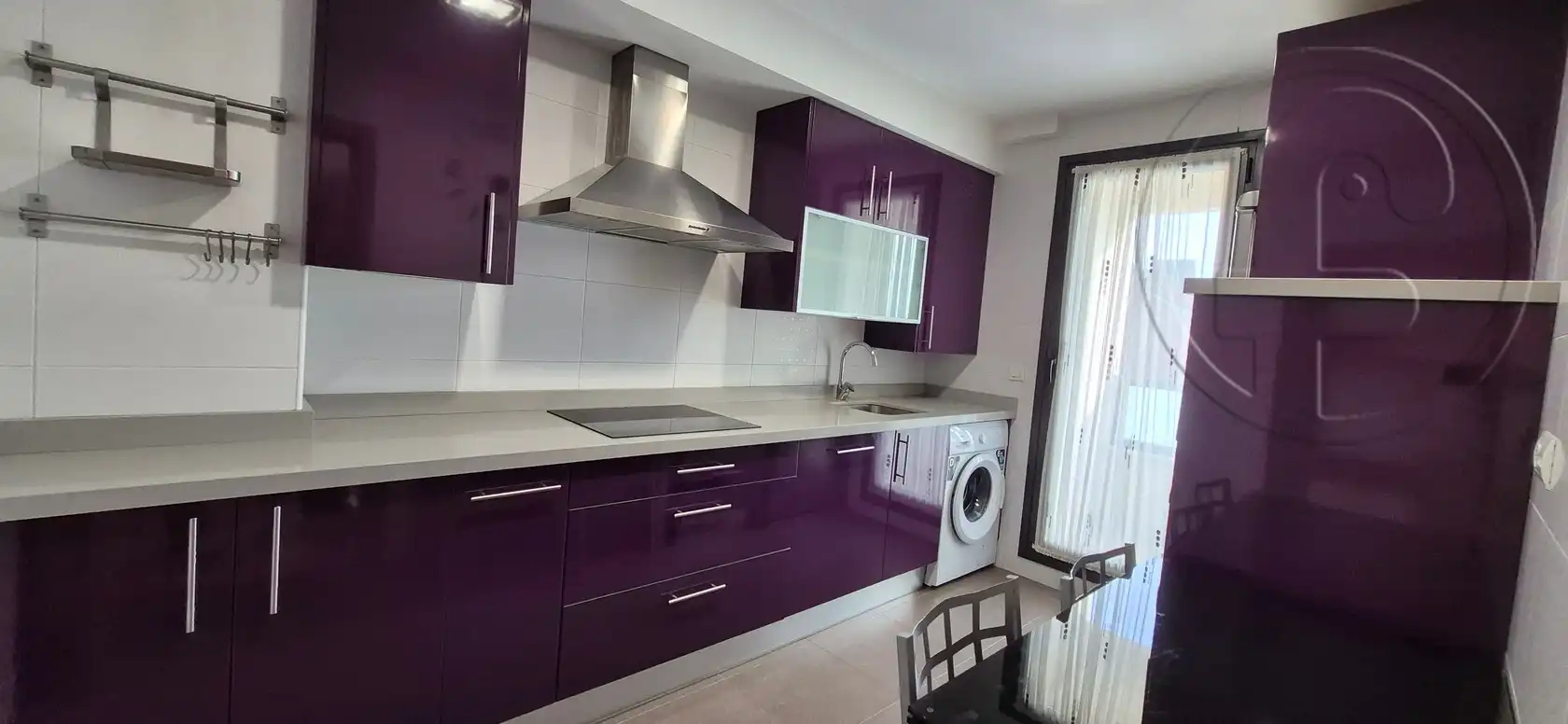 Kitchen of Flat for rent in Santander  with Heating, Parquet flooring and Furnished