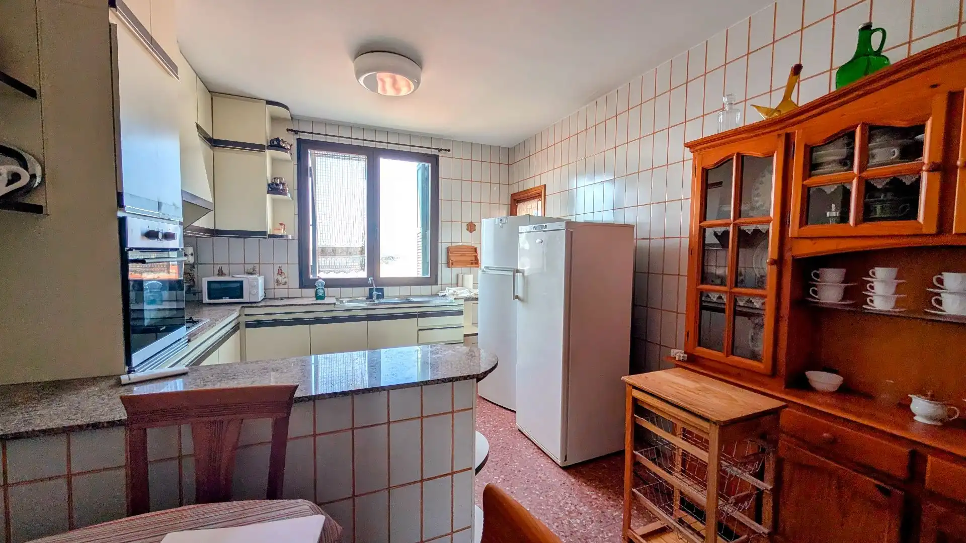 Kitchen of Flat for rent in Alaior  with Private garden and Furnished