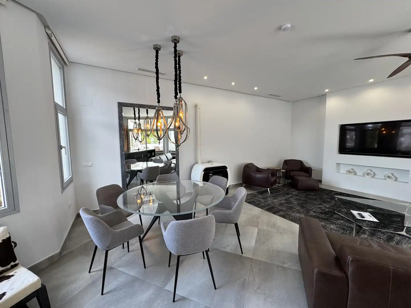 Dining room of Houses for rent in Moraira  with Air Conditioner, Heating and Private garden