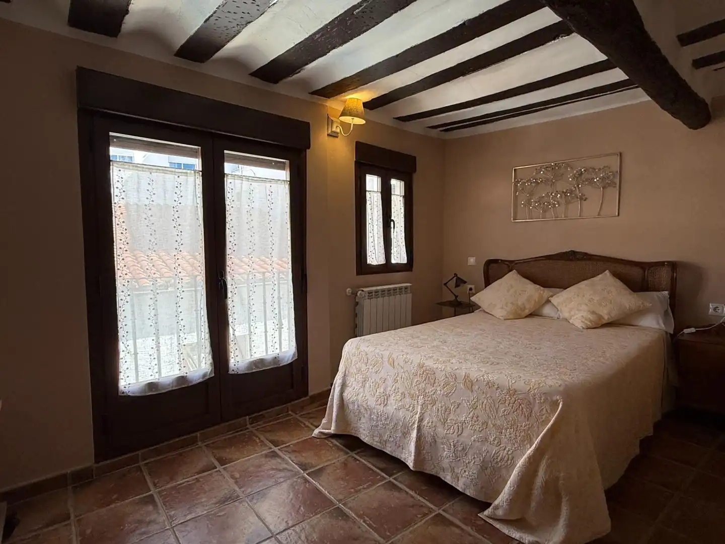 Habitación de Finca rústica en venta en Auñón con Terraza, Amueblado y Balcón