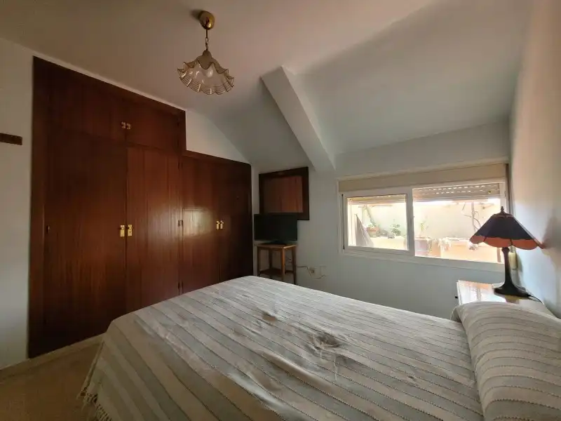 Schlafzimmer von Dachboden zum Verkauf in Málaga mit Klimaanlage, Heizung und Terrasse
