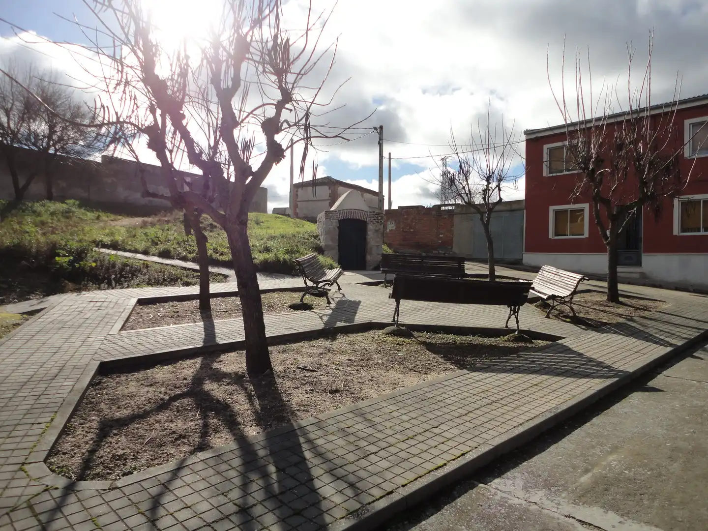 Vista exterior de Casa o chalet en venta en Alcazarén