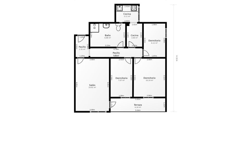 Piso de alquiler en El Nido - Las Fuentes - Imagen 3