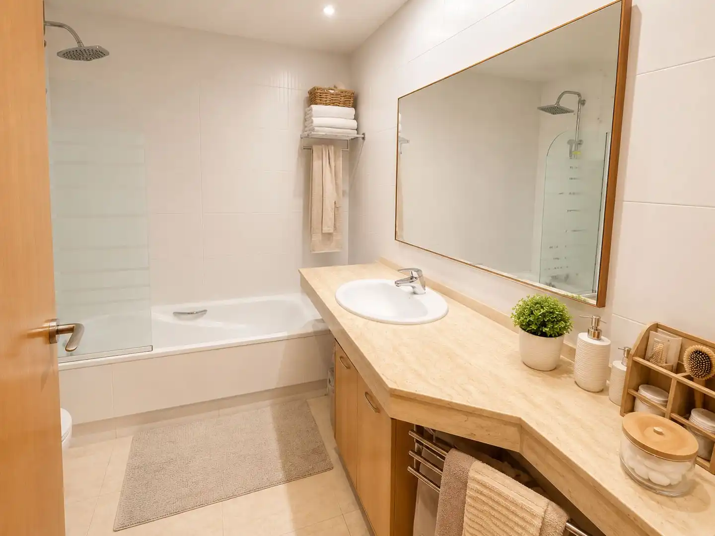 Bathroom of Flat for sale in Mataró  with Air Conditioner, Heating and Parquet flooring